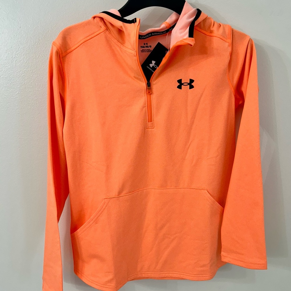 Under Armour Orange Pullover Hoodie